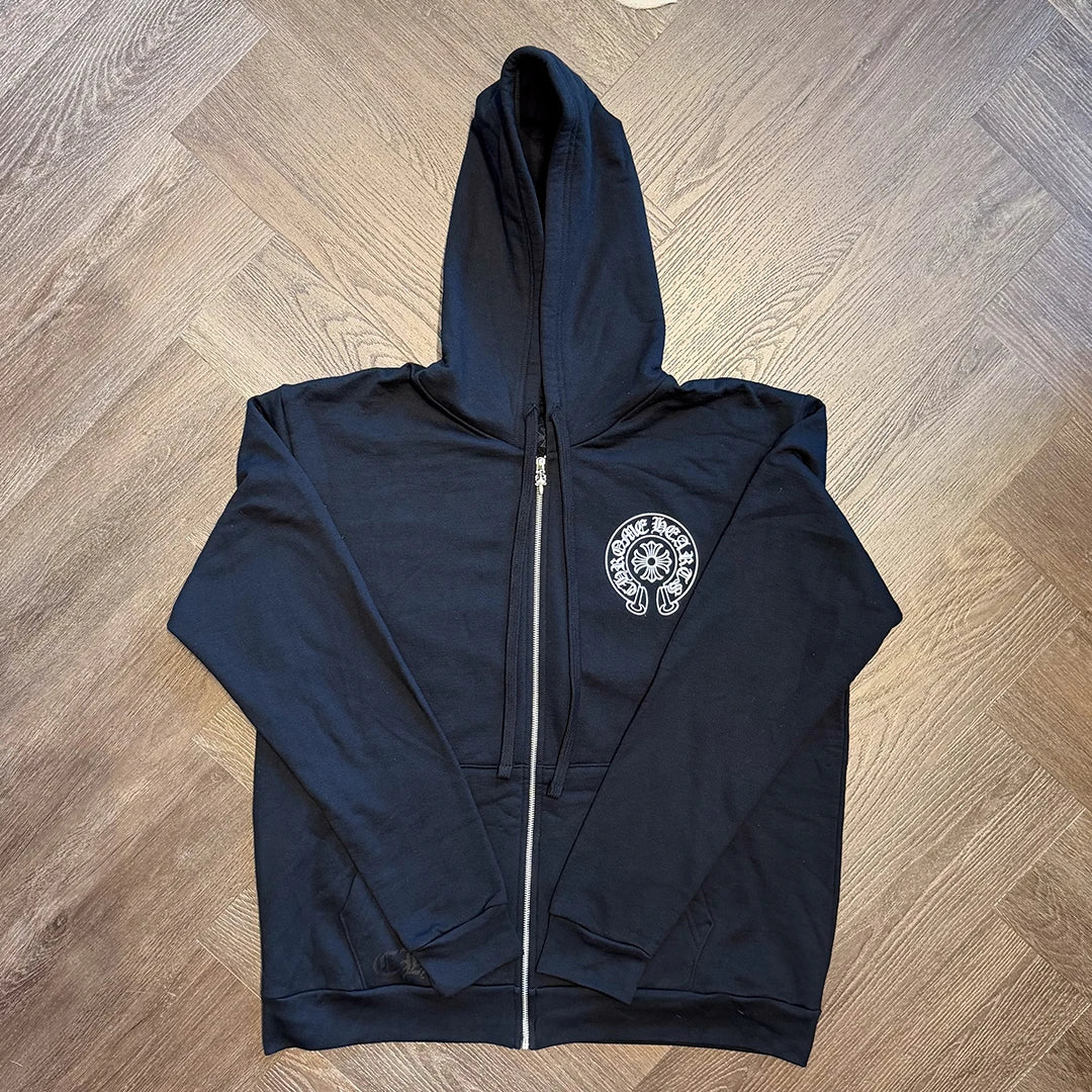 Chrome Hearts Miami Exclusive Zip Up Hoodie Black