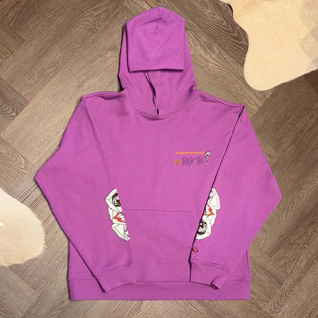 Chrome Hearts Matty Boy More Not Less Purple Hoodie