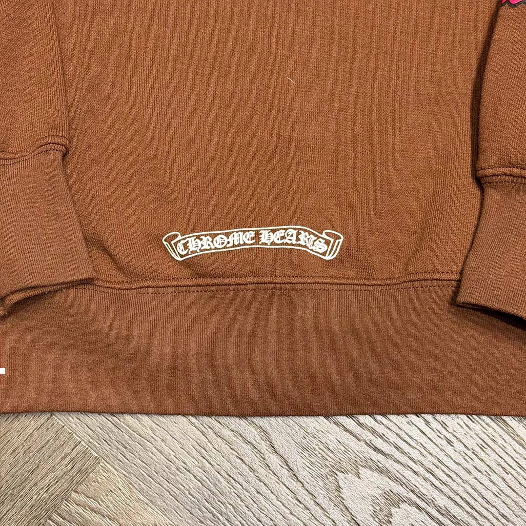 Chrome Hearts Matty Boy Structure Crewneck Sweatshirt Brown