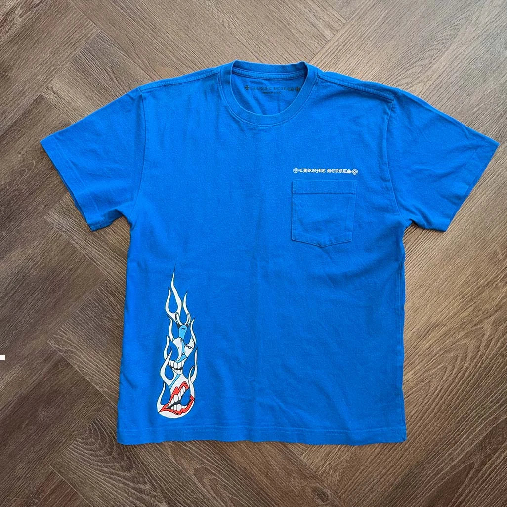 Chrome Hearts Matty Boy Space T-Shirt Blue