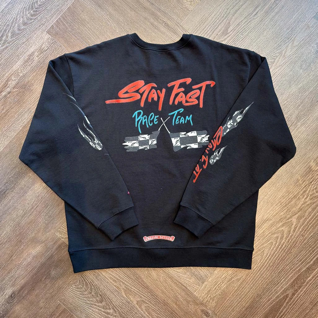 Chrome Hearts Stay Fast Matty Boy Black Sweatshirt