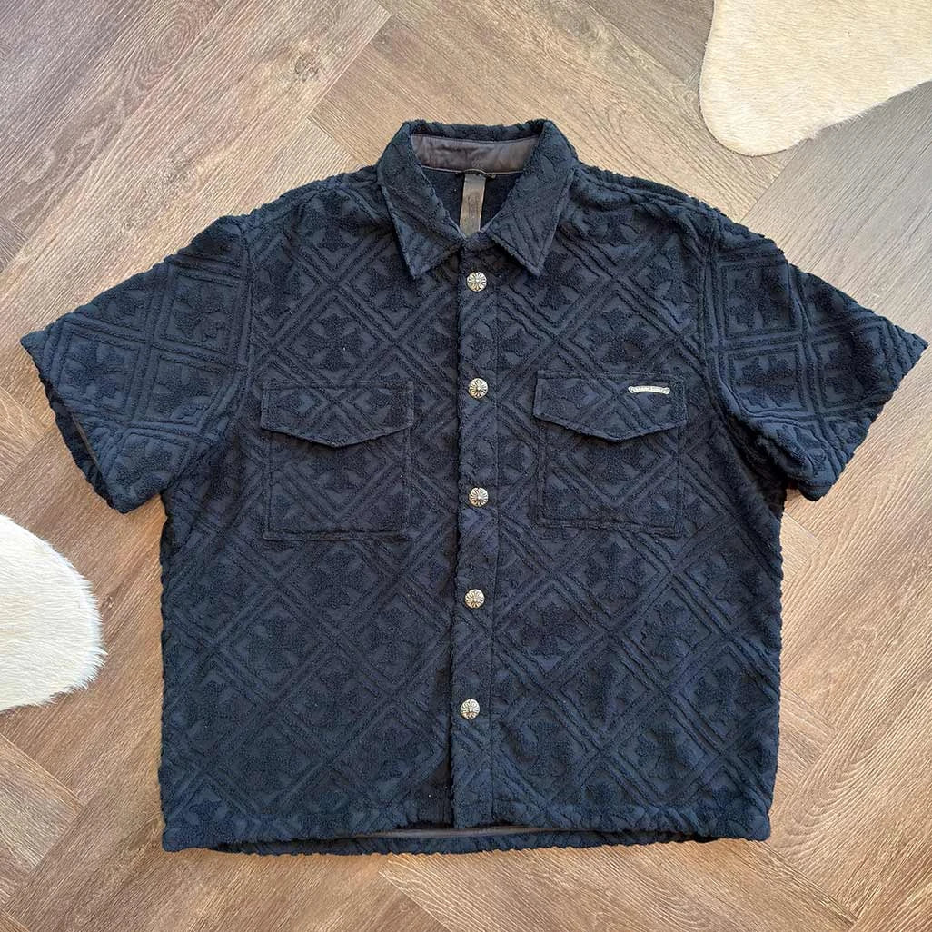 Chrome Hearts Cross Patch Black Shirt