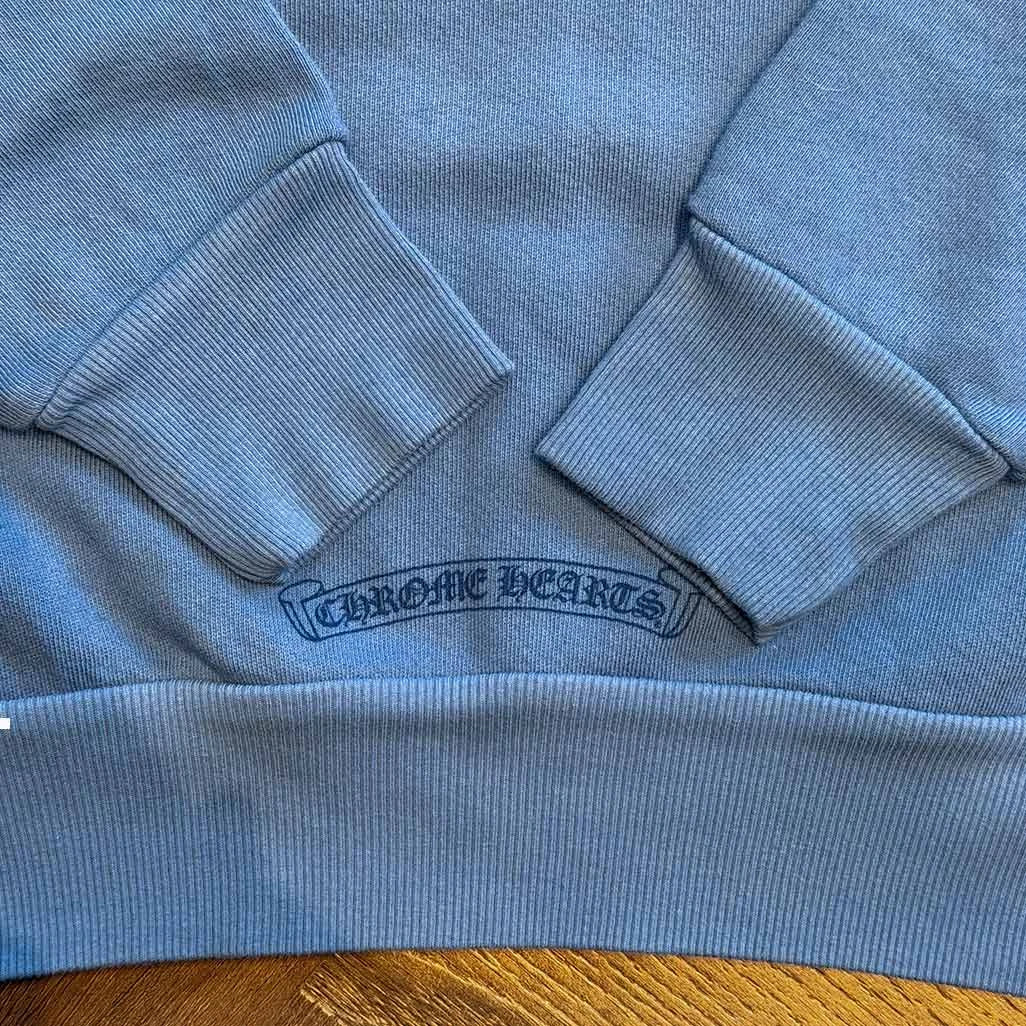Chrome Hearts Triple Patch Blue Sweatshirt