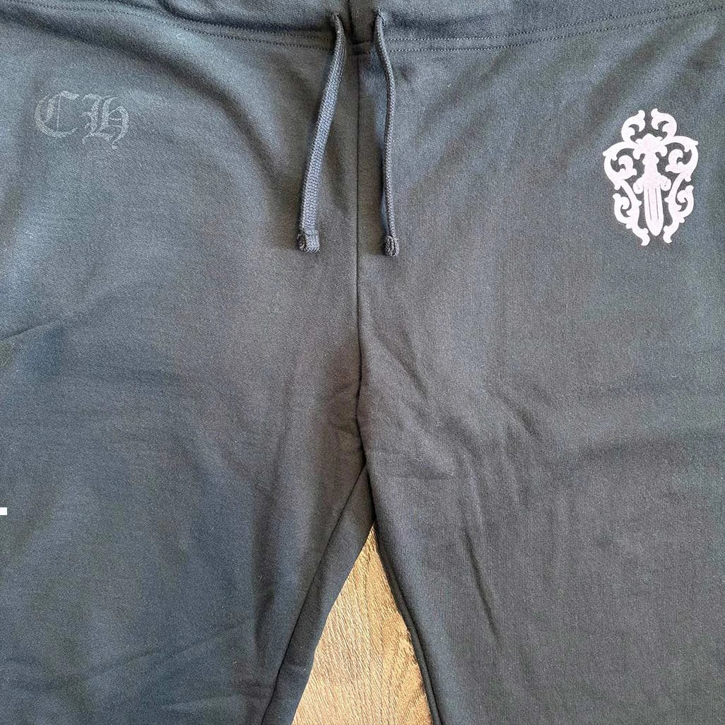Chrome Hearts Deadly Doll Black Pink Sweatpants