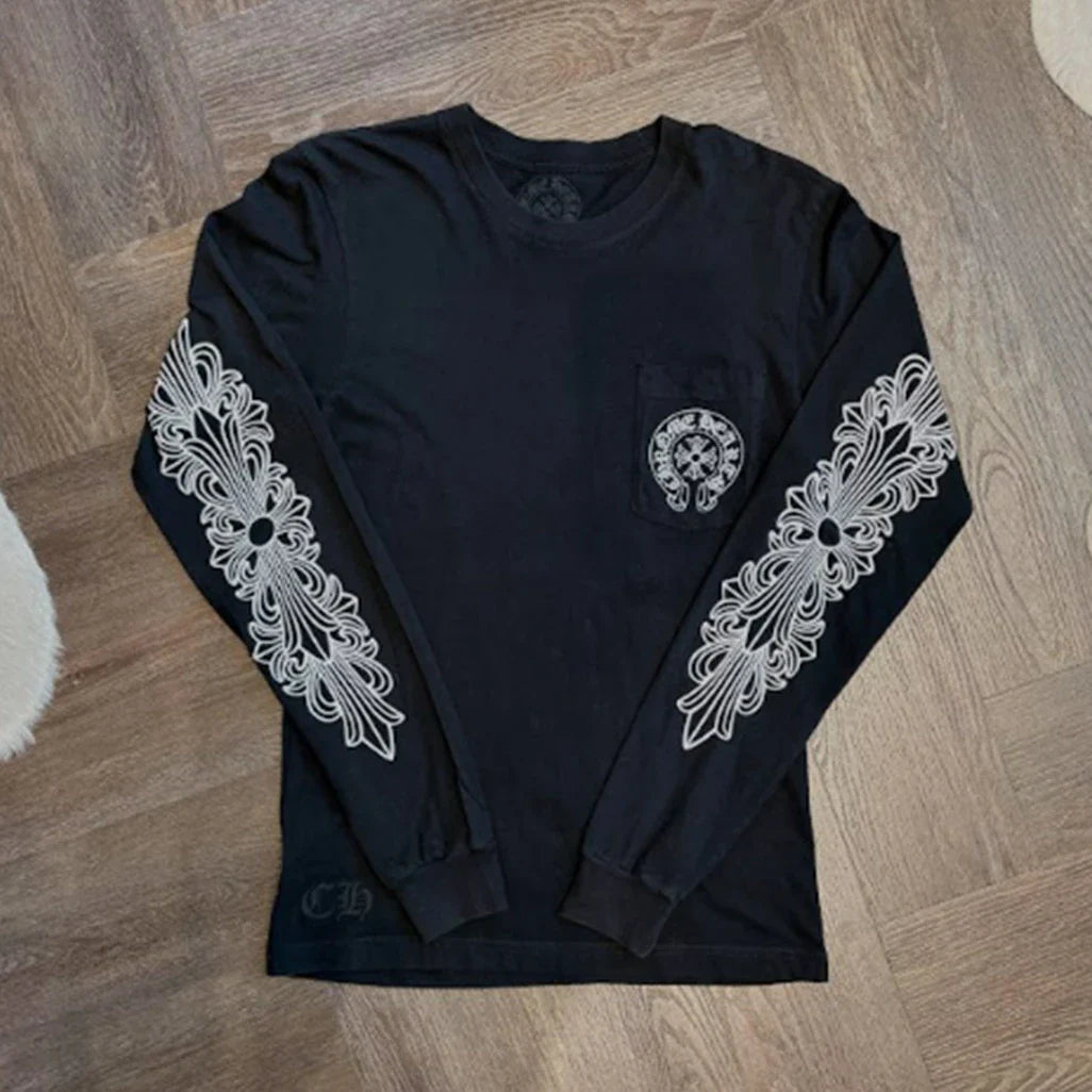 Chrome Hearts Horse Shoe L/S T-shirt Black