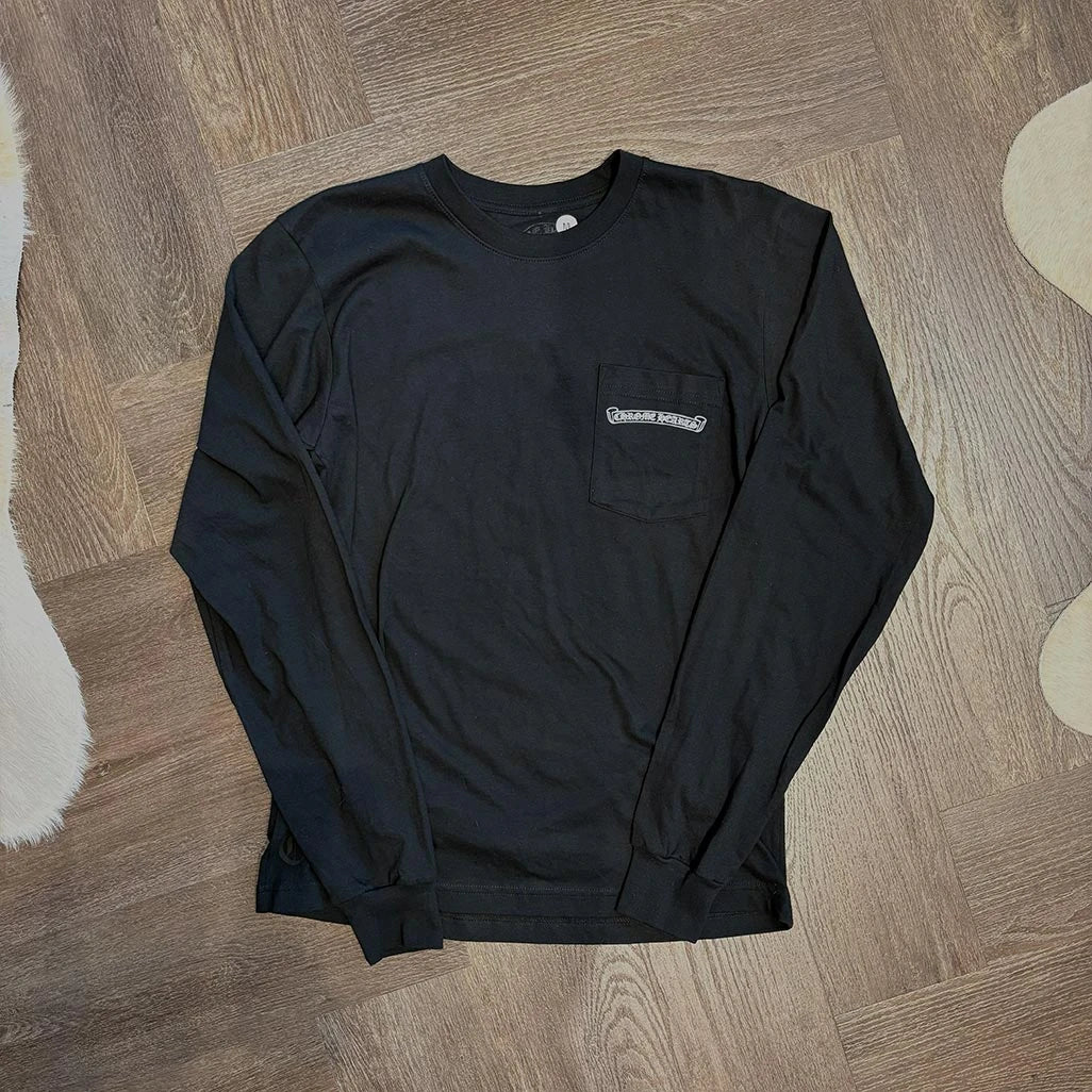 Chrome Hearts St.Barths Black Blue Long Sleeve T-shirt