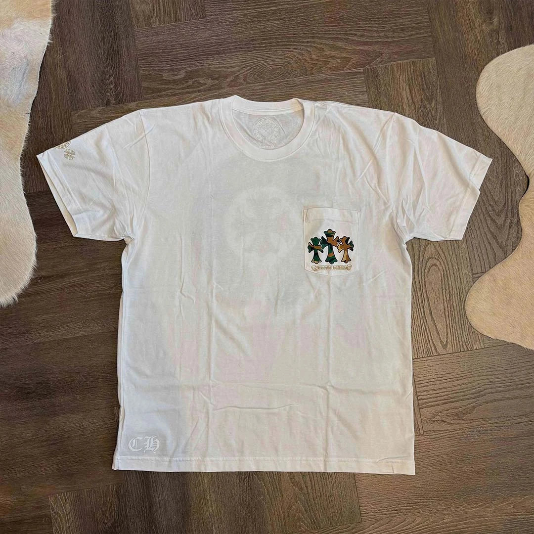 Chrome Hearts White Camo Cross Horseshoe T-Shirt