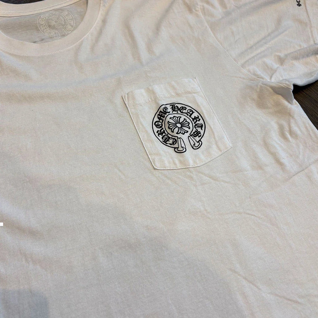 Chrome Hearts Horse Shoe White T-Shirt