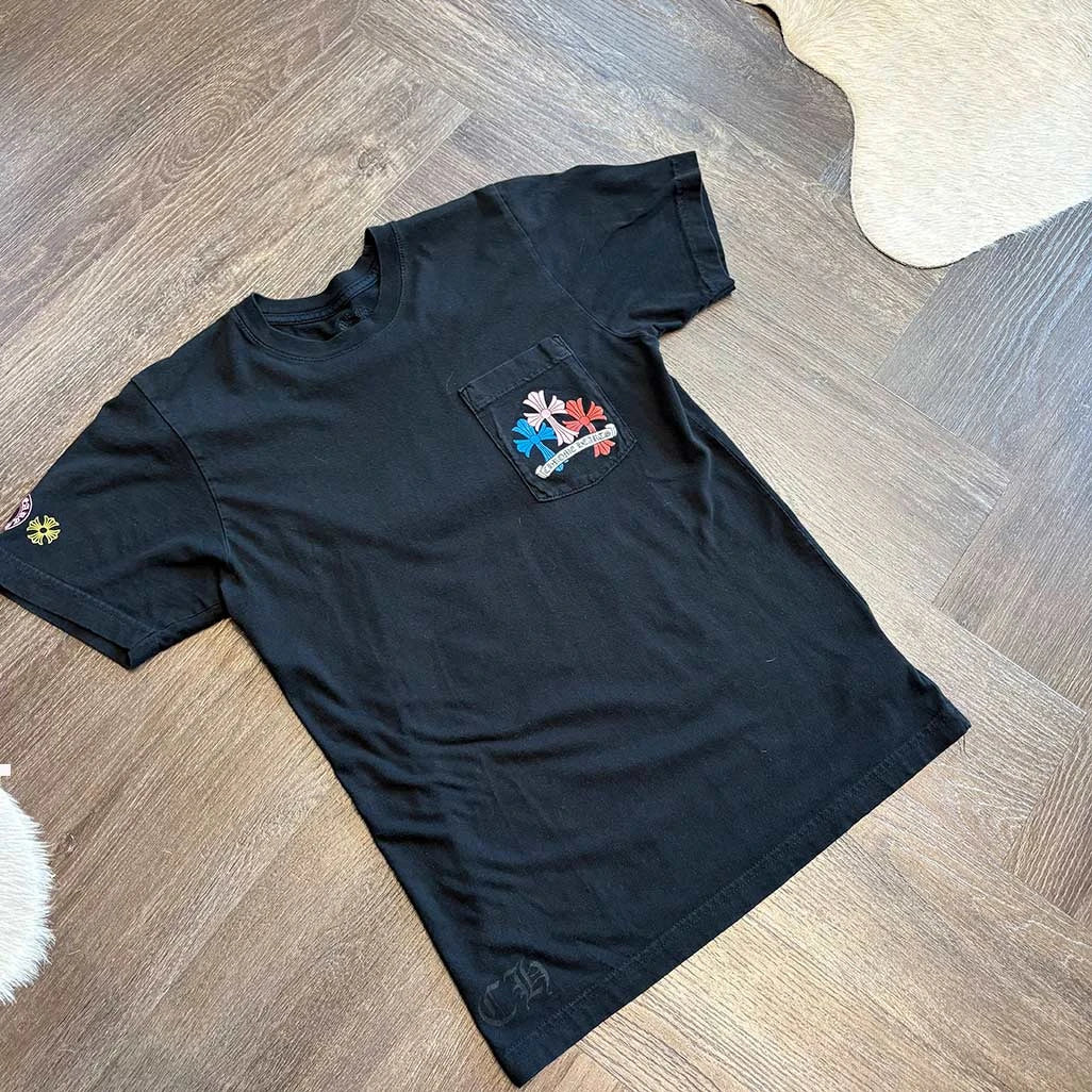 Chrome Hearts Mulit Colour Cross Patch T-Shirt