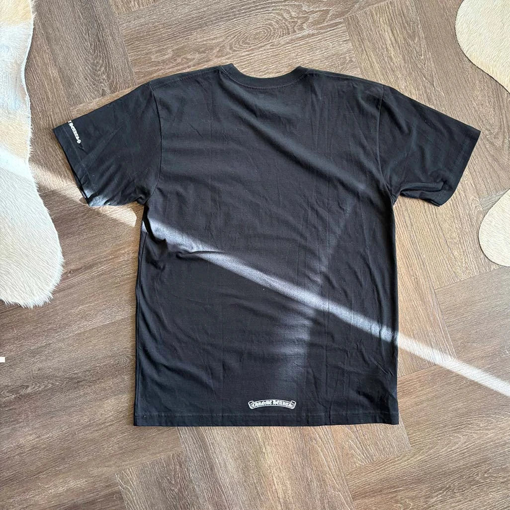 Chrome Hearts Neck Logo Black T-Shirt