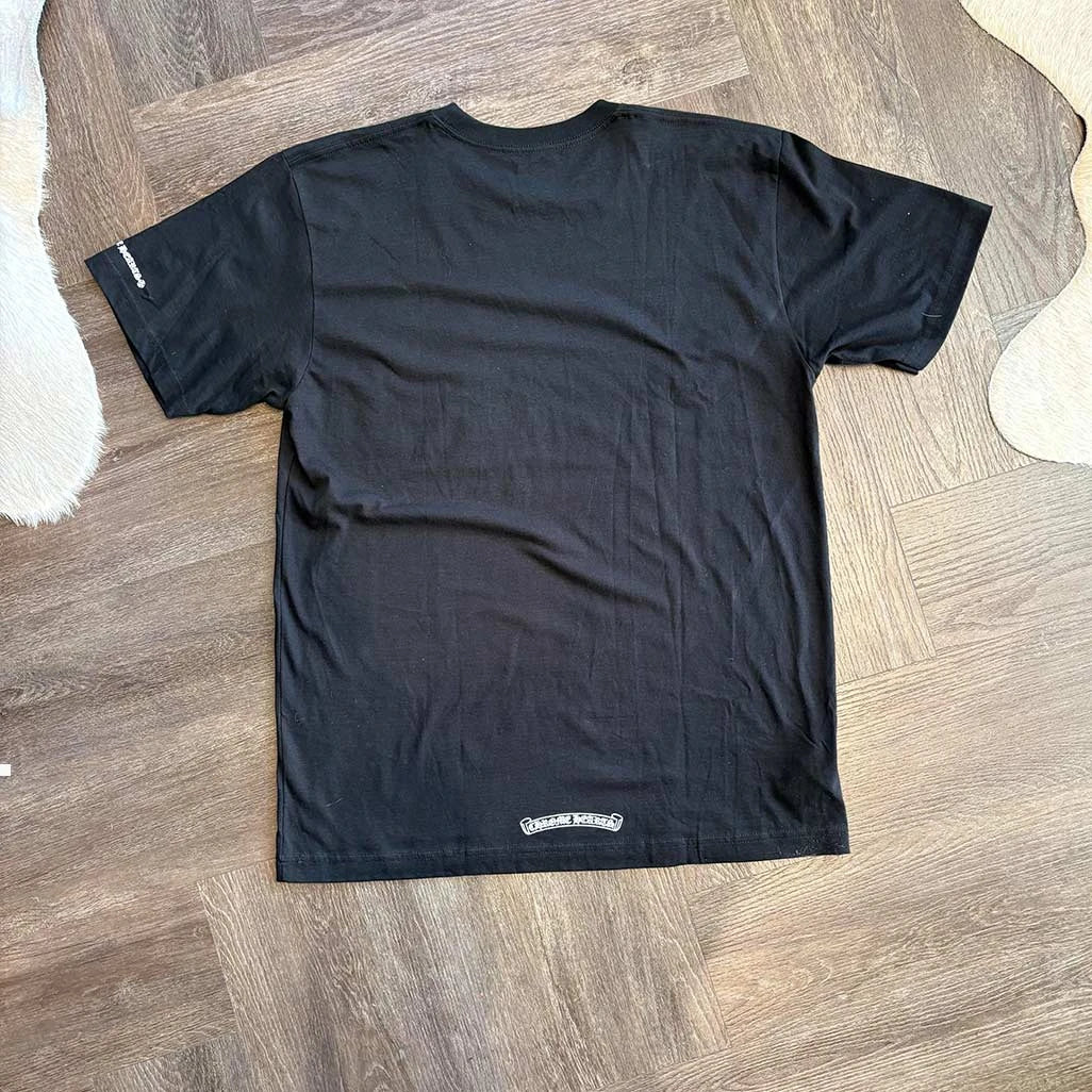Chrome Hearts Neck Logo Black T-Shirt