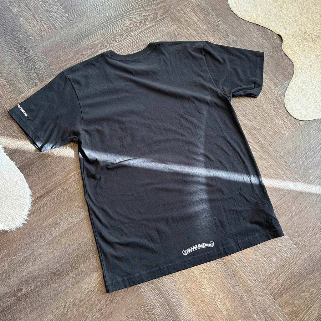 Chrome Hearts Neck Logo Black T-Shirt