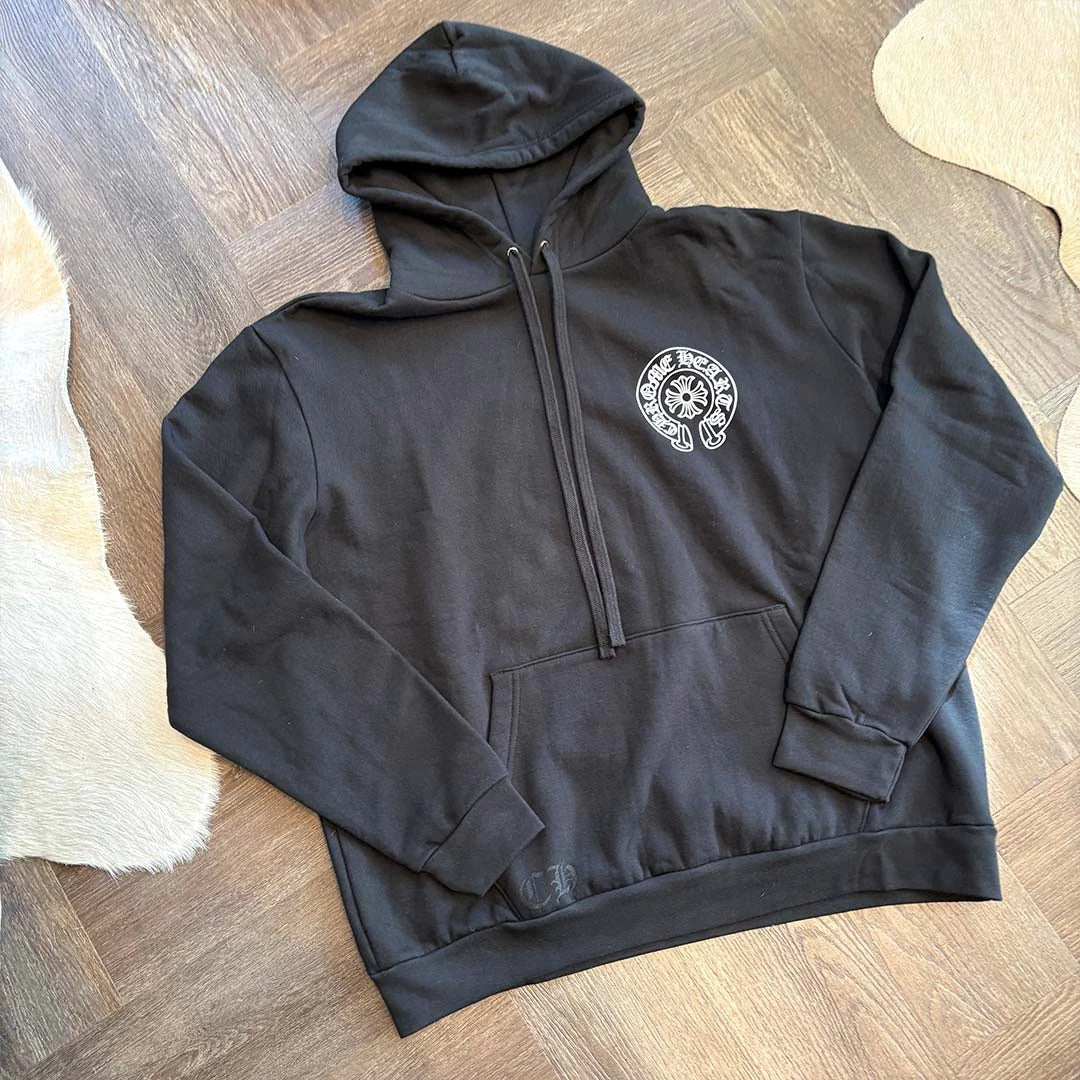 Chrome Hearts Black Horseshoe Hoodie London