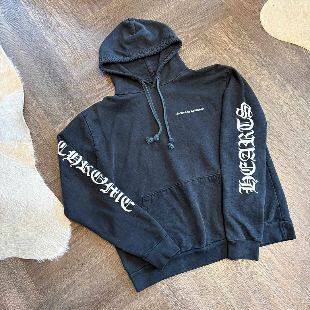 Chrome Hearts Spin Black White Multi Cross Hoodie