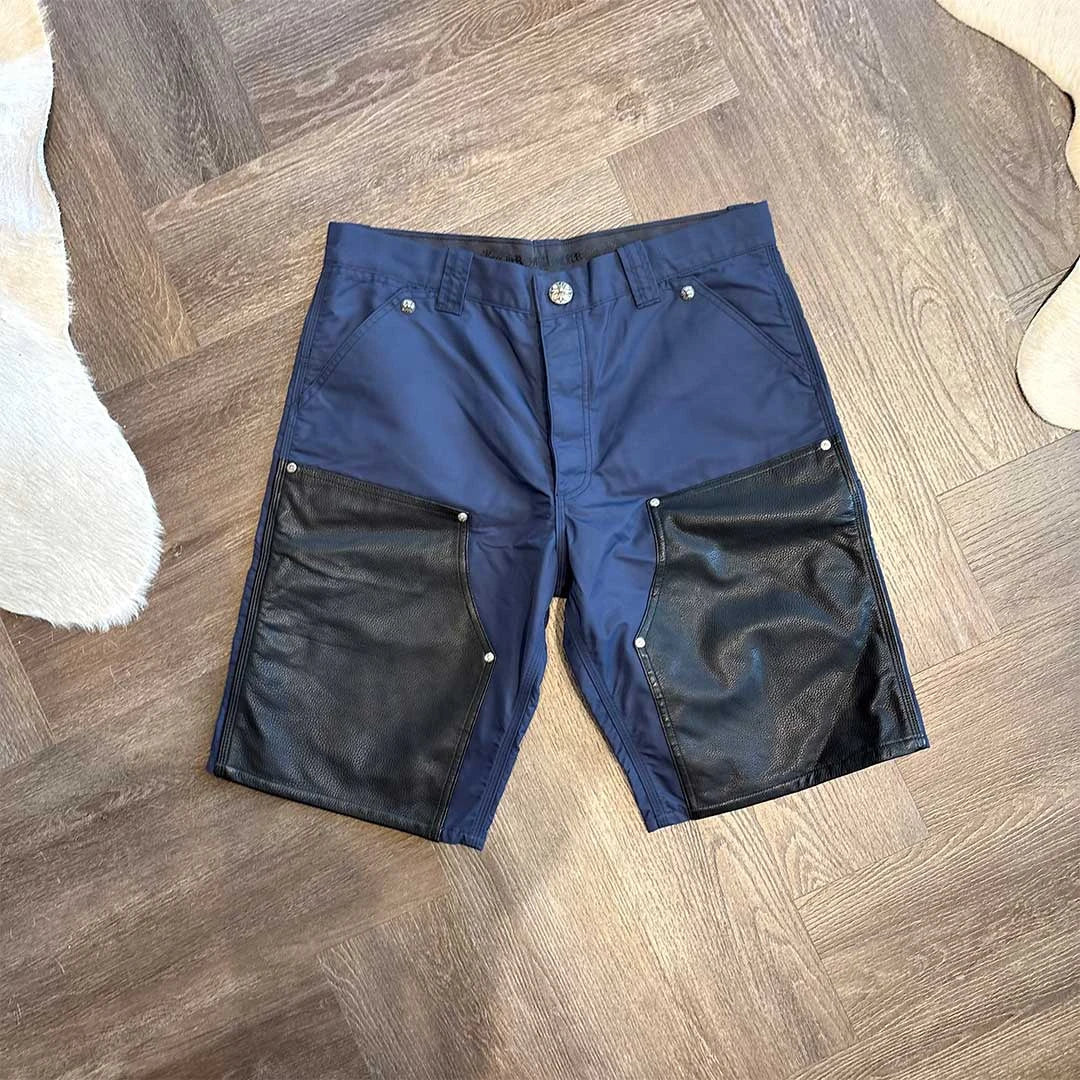 Chrome Hearts Blue Black Carpenter Cargo Shorts