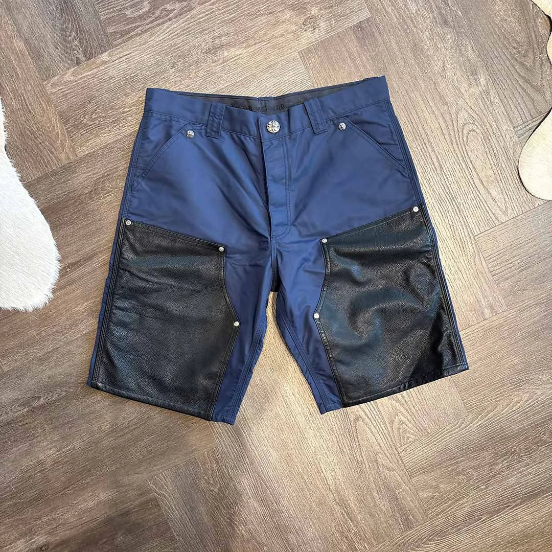 Chrome Hearts Blue Black Carpenter Cargo Shorts