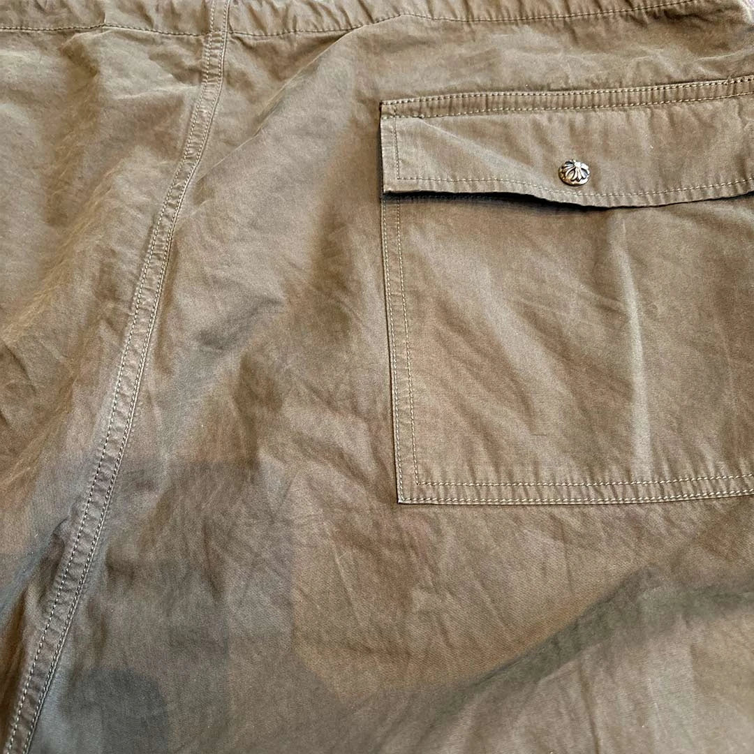 Chrome Hearts Olive Parachute Pants