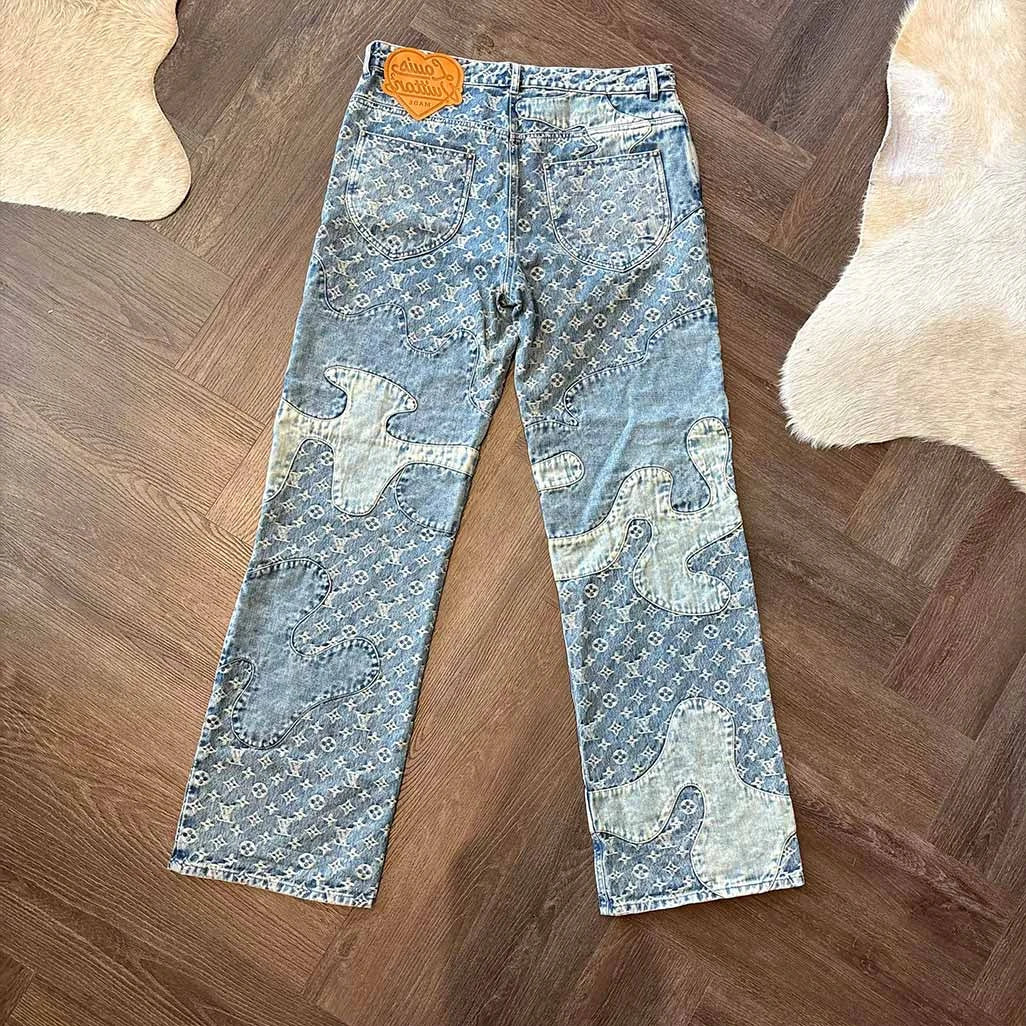 Louis Vuitton Blue Denim Jeans