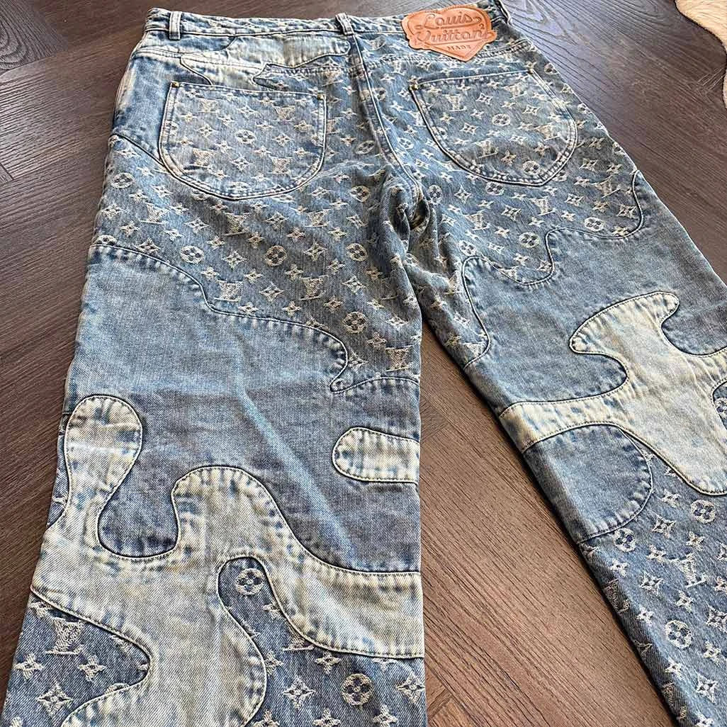 Louis Vuitton Blue Denim Jeans