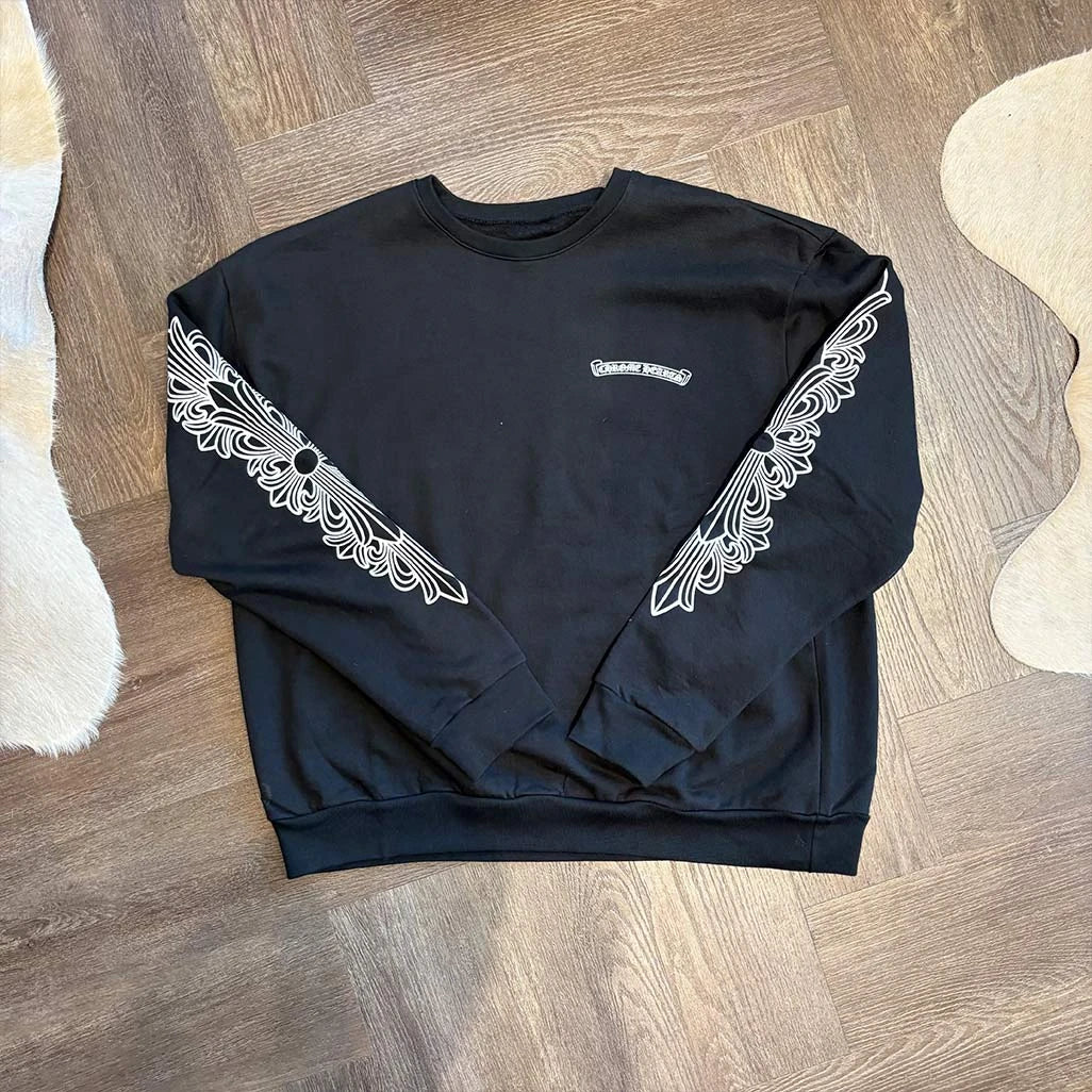 Chrome Hearts Eye Chart Dagger Longsleeve T-shirt Black