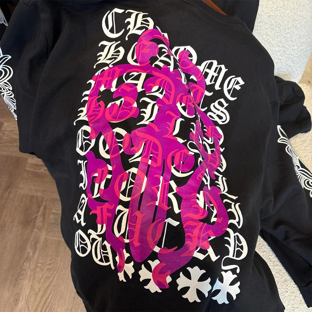 Chrome Hearts Eye Chart Dagger Longsleeve T-shirt Black
