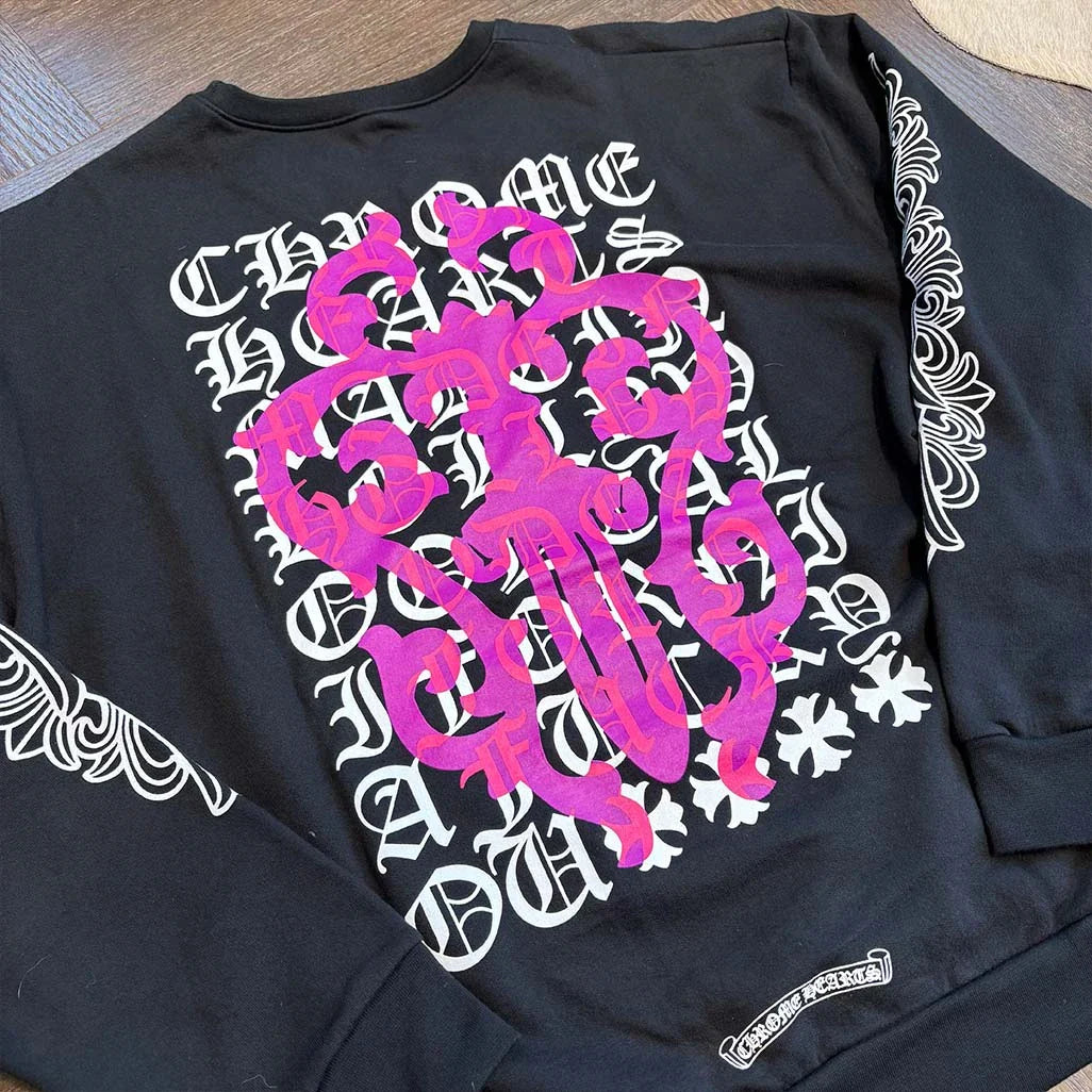 Chrome Hearts Eye Chart Dagger Longsleeve T-shirt Black
