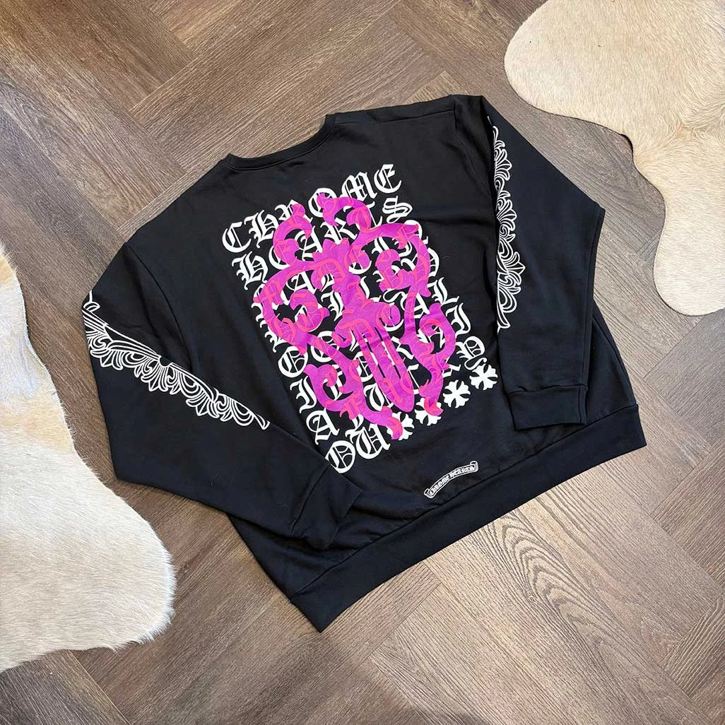 Chrome Hearts Eye Chart Dagger Longsleeve T-shirt Black
