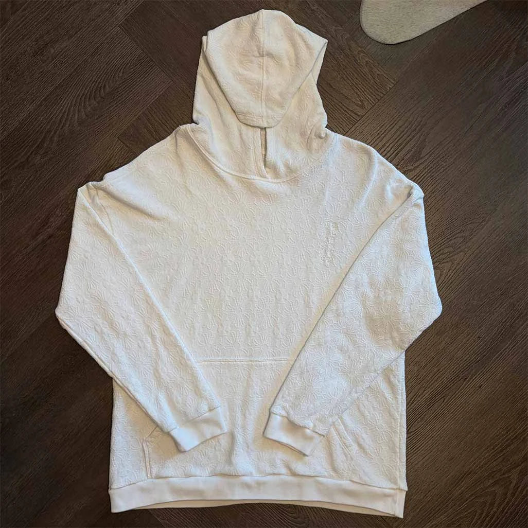 Chrome Hearts Cotton Monogram White Pullover Hoodie