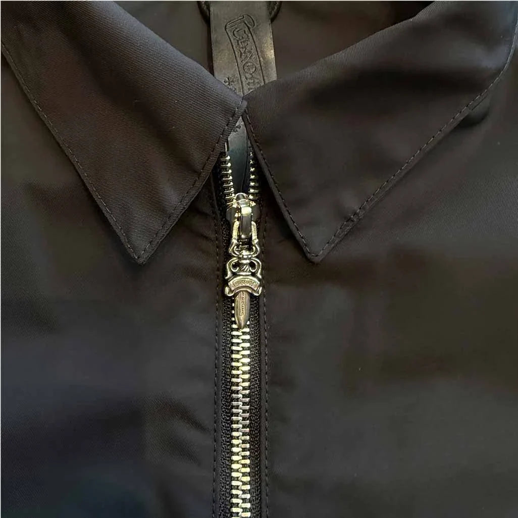 Chrome Hearts Nylon Leather Jacket