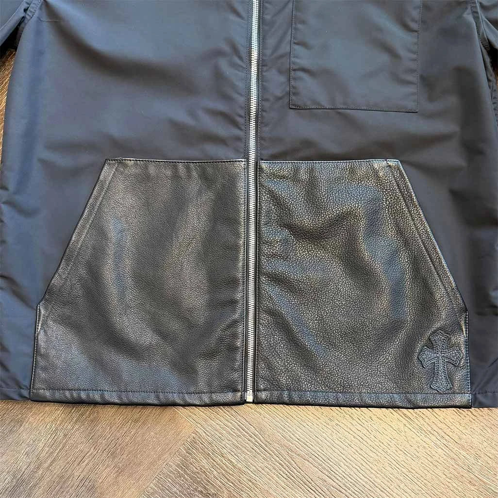Chrome Hearts Nylon Leather Jacket