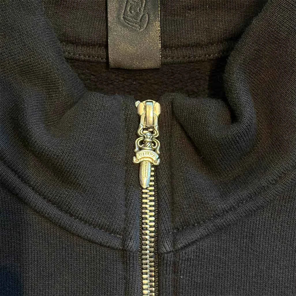 Chrome Hearts Triple Patch Paperjam 1/4 Zip Jumper