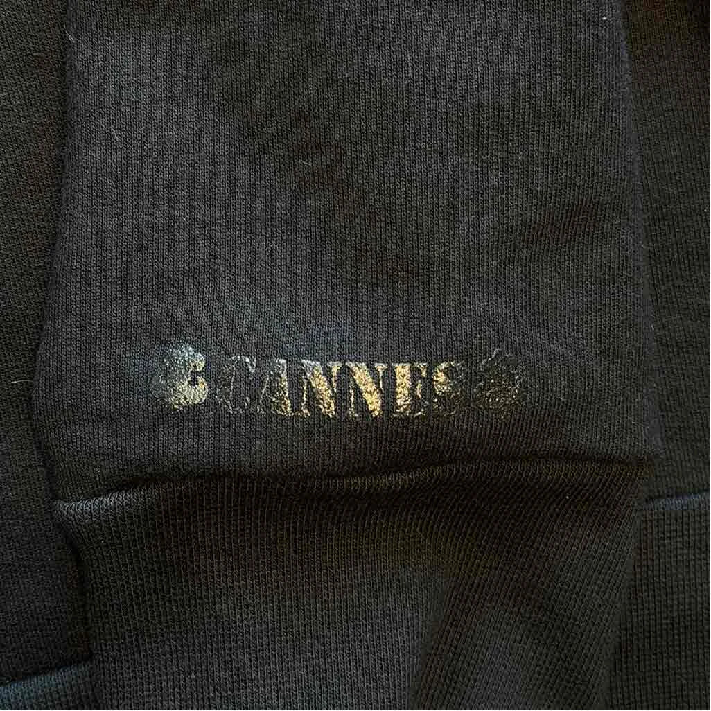 Chrome Hearts Cannes Exclusive Black Fleur Horseshoe Hoodie