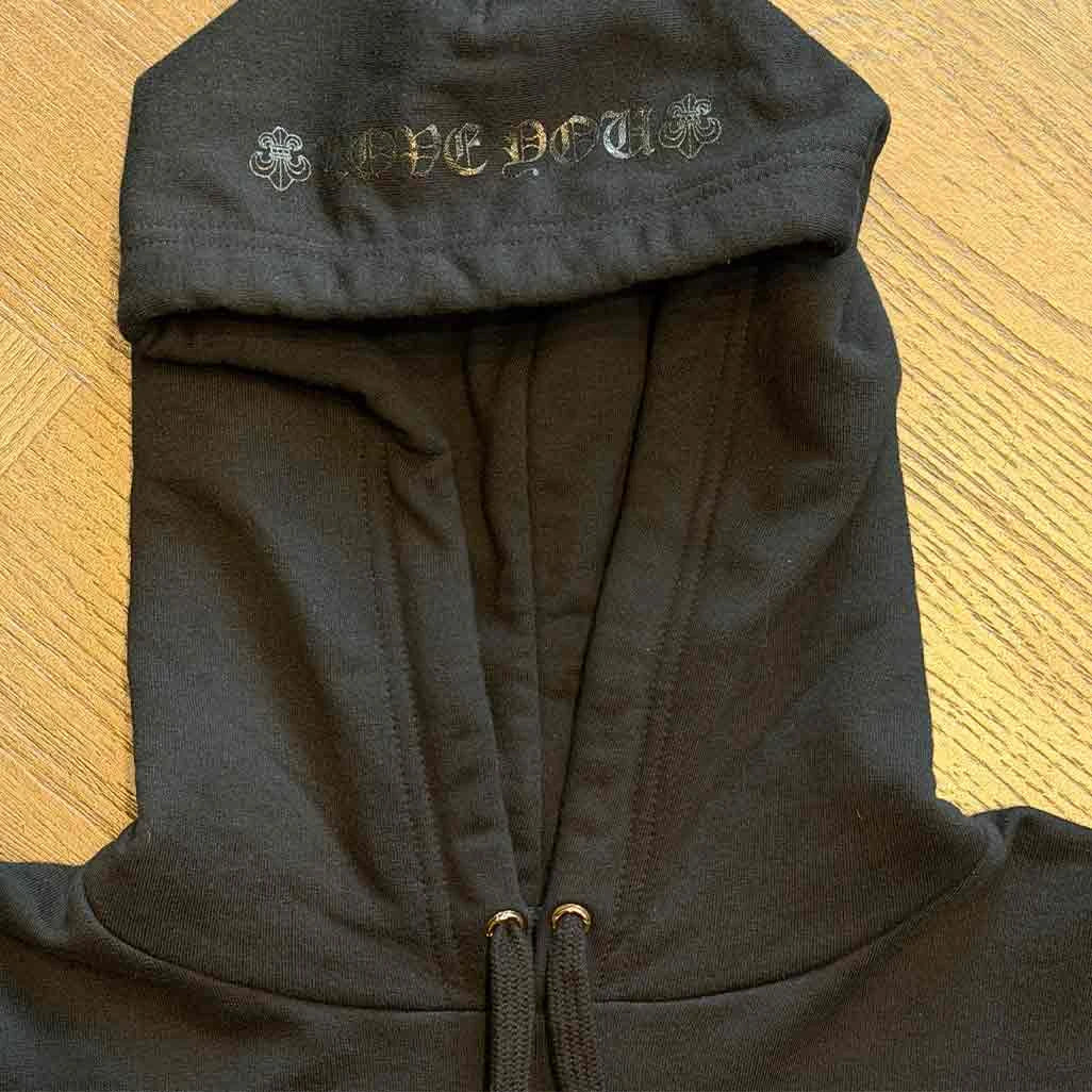 Chrome Hearts hoodie metallic emblem