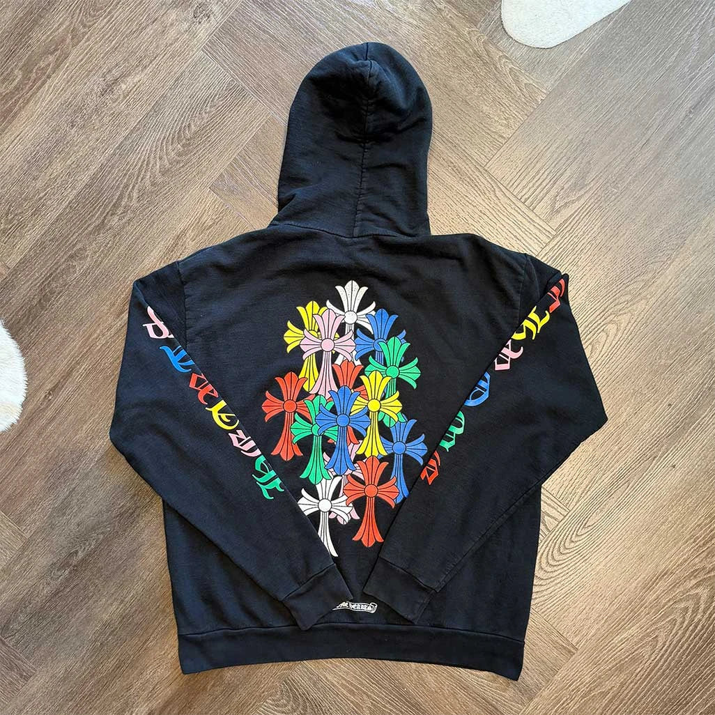 Chrome Hearts Multi Patch Pullover Black Hoodie