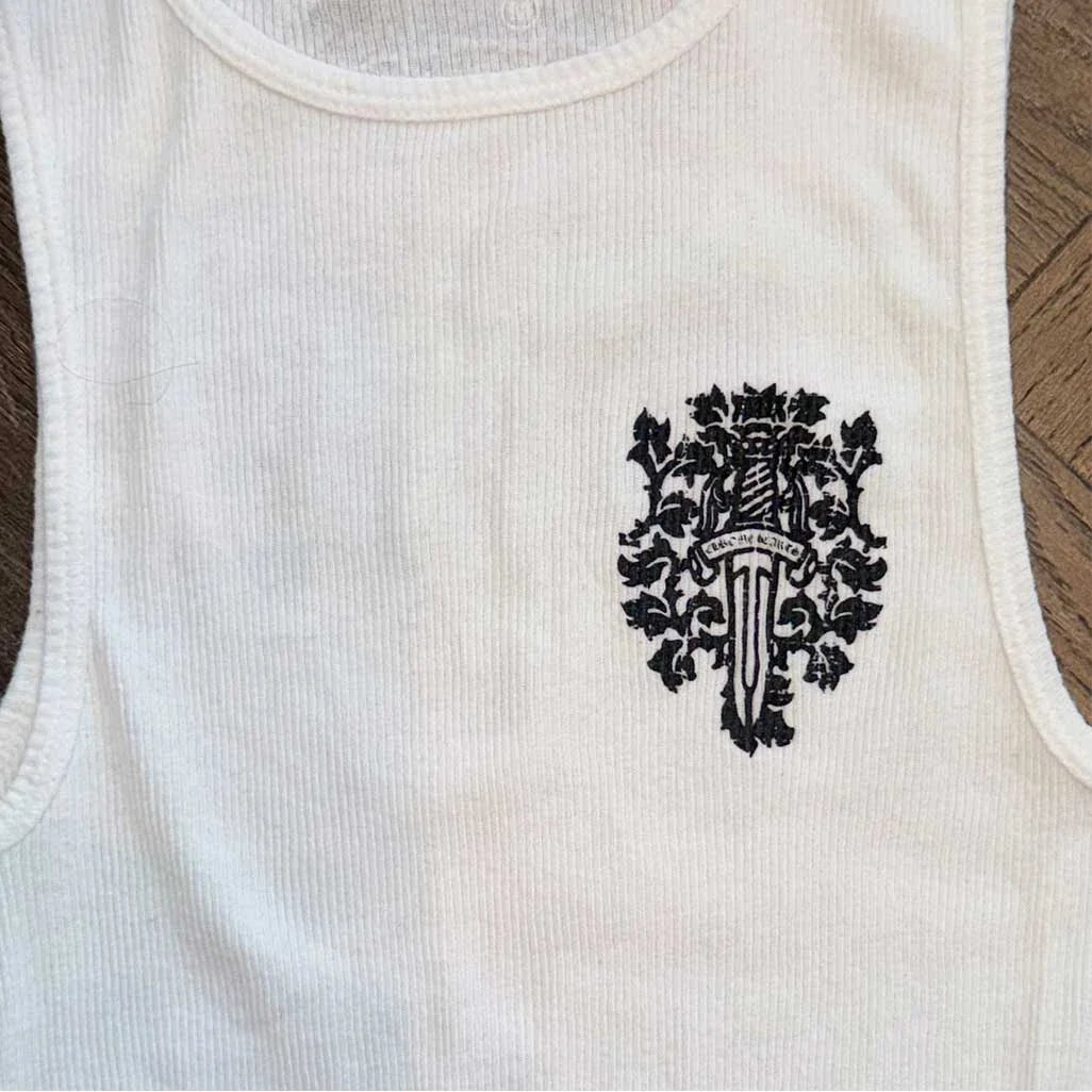 Chrome Hearts Dagger Logo Tank Top
