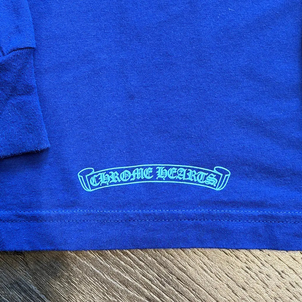 Chrome Hearts Star Long Sleeve Shirt Blue