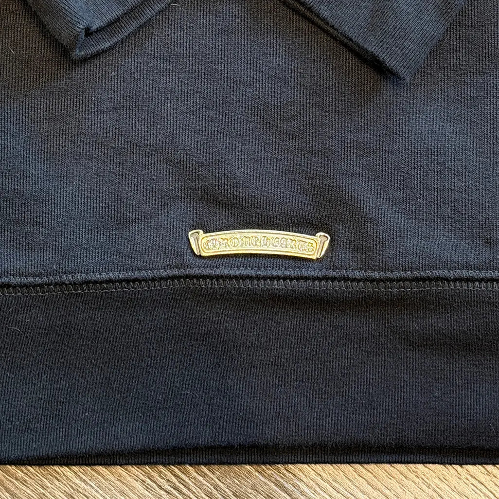 Chrome Hearts Sleeve Logo Slo Ride Quarter Zip 'Black'