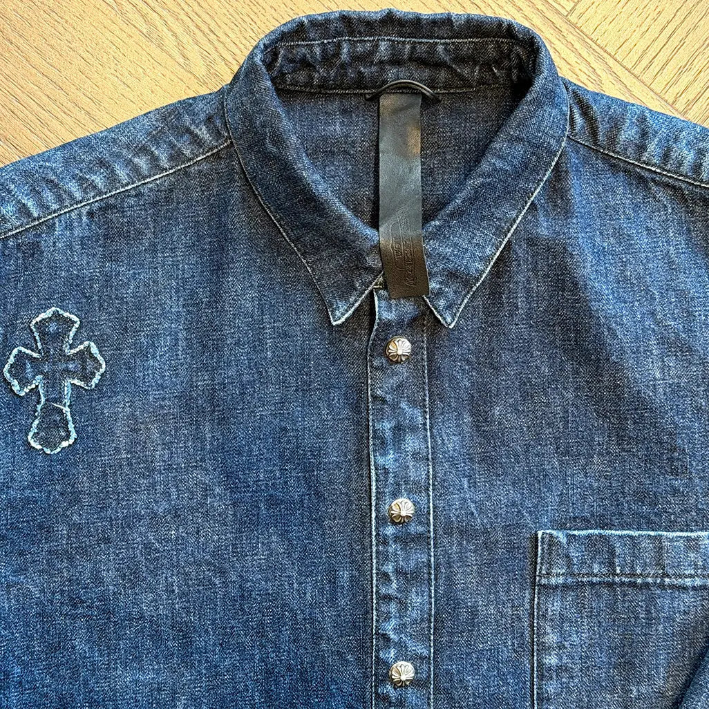 Chrome Hearts Loose Ends Denim Shirt