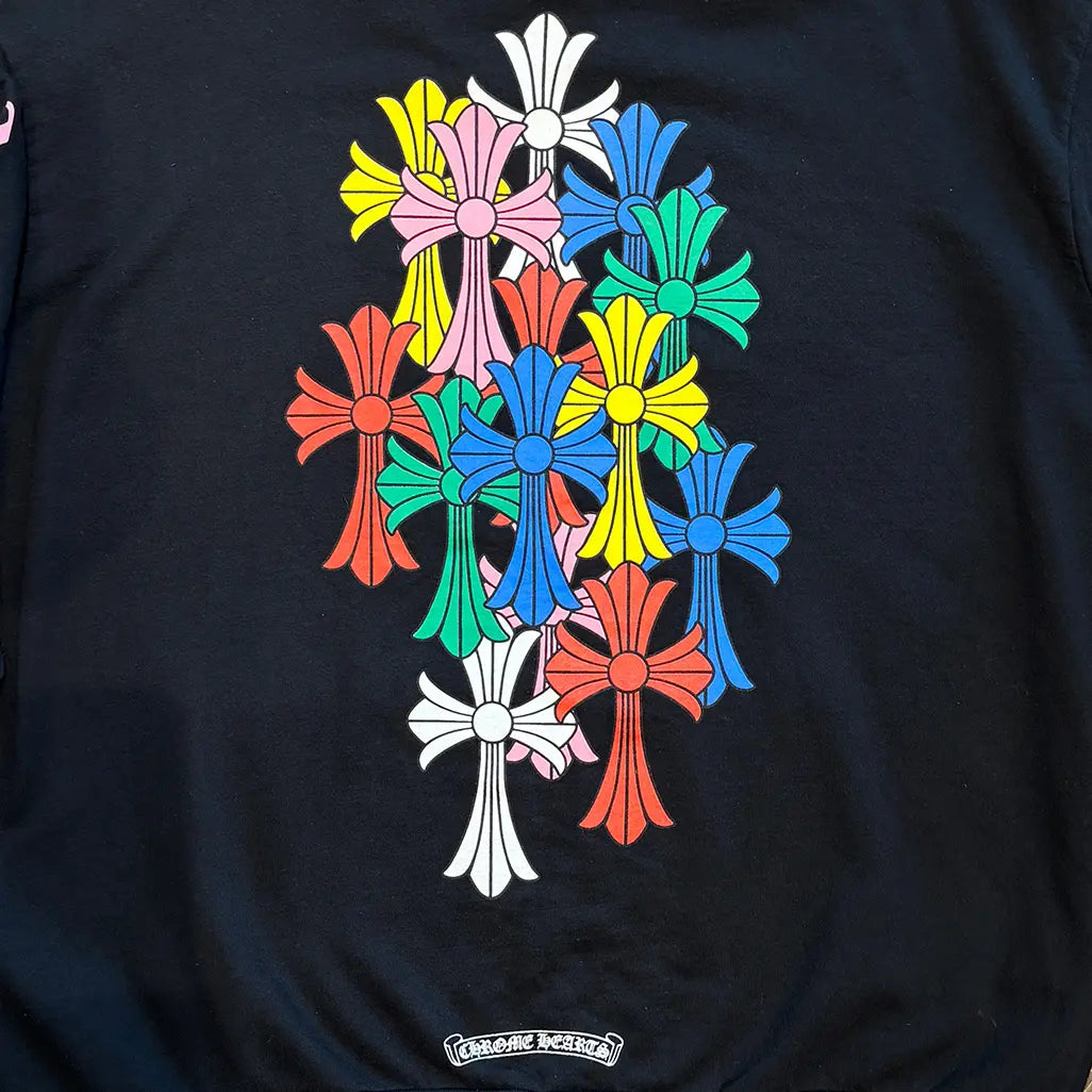 Chrome Hearts Multi Color Cross Cemetery Hoodie