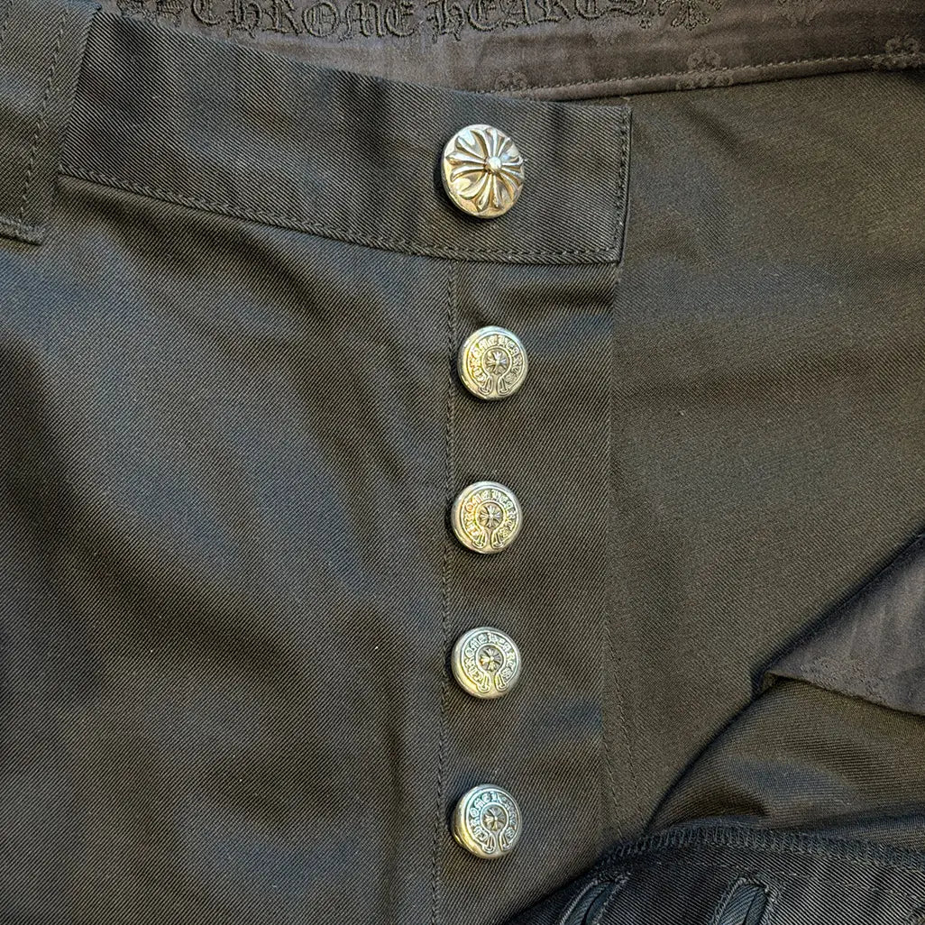 Chrome Hearts Black Carpenter Pants