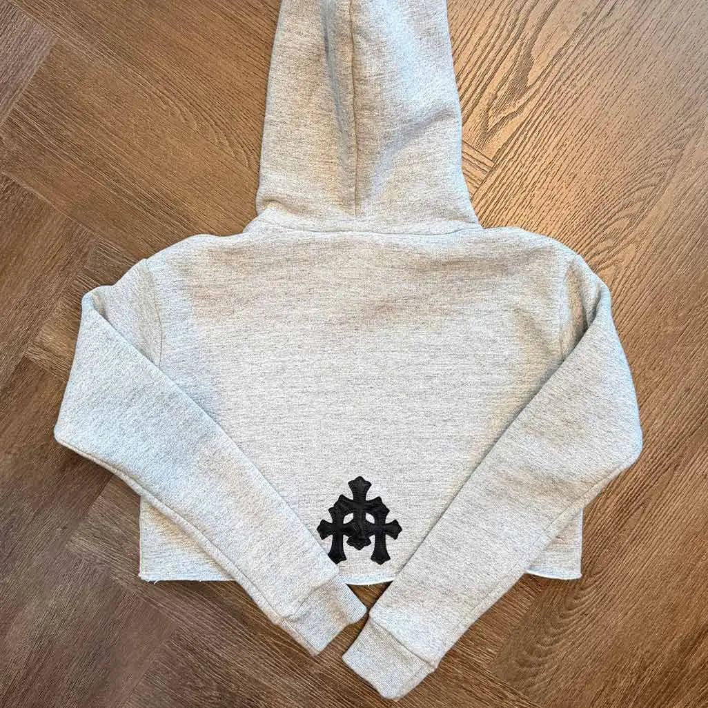Chrome Hearts Floral Eyechart Pullover Hooded Sweatshirt
