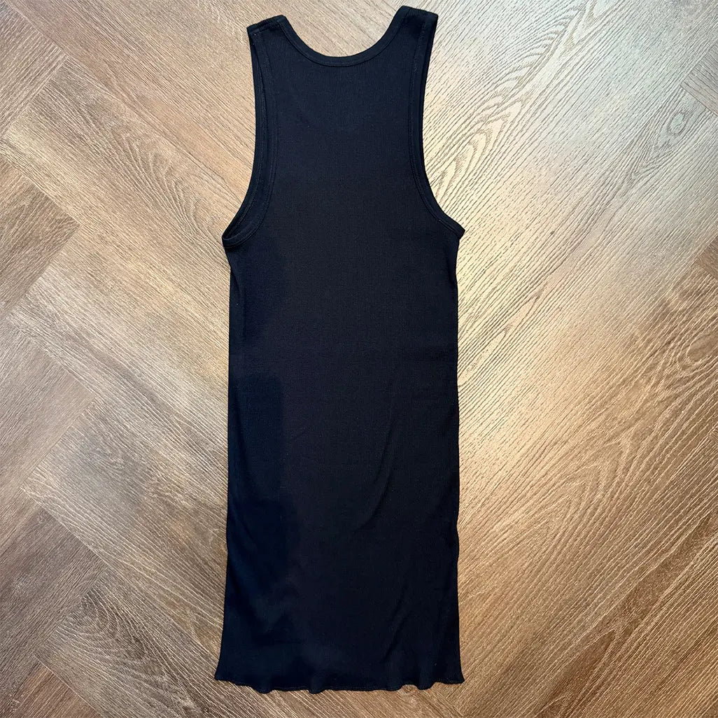 Chrome Hearts BEADED CROSS TANK TOP "BLACK BLUE"