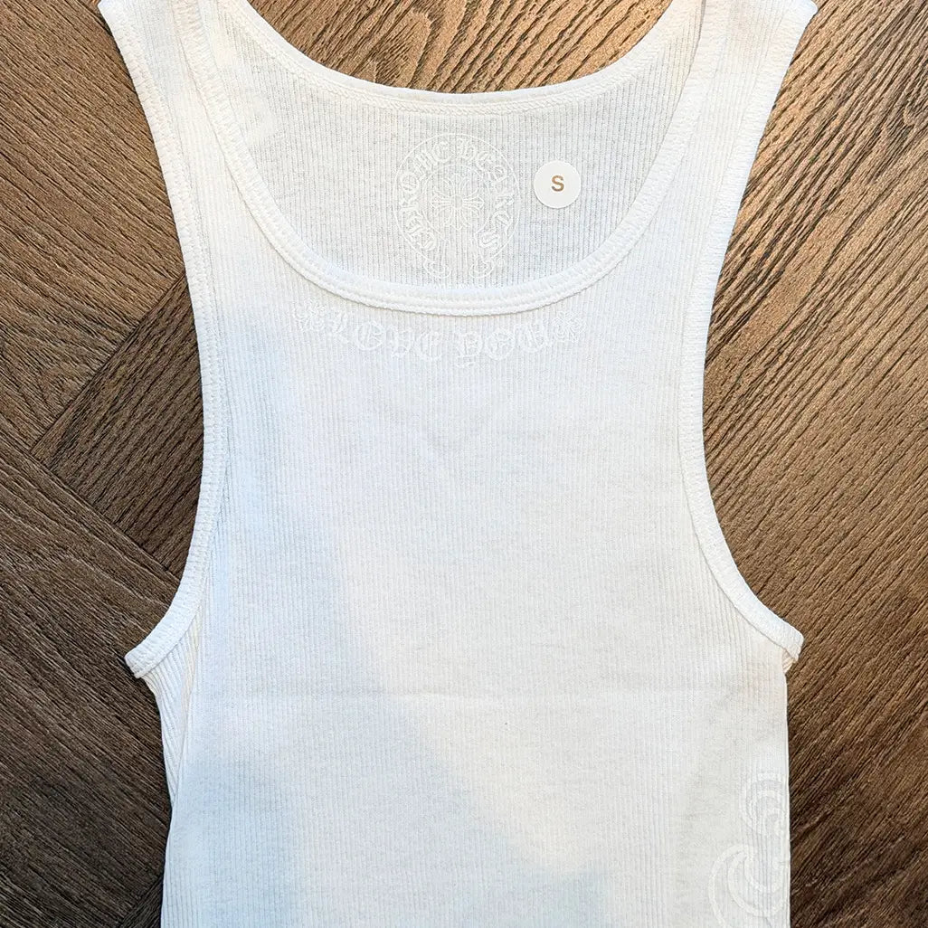 Chrome Hearts White “Love you” tank