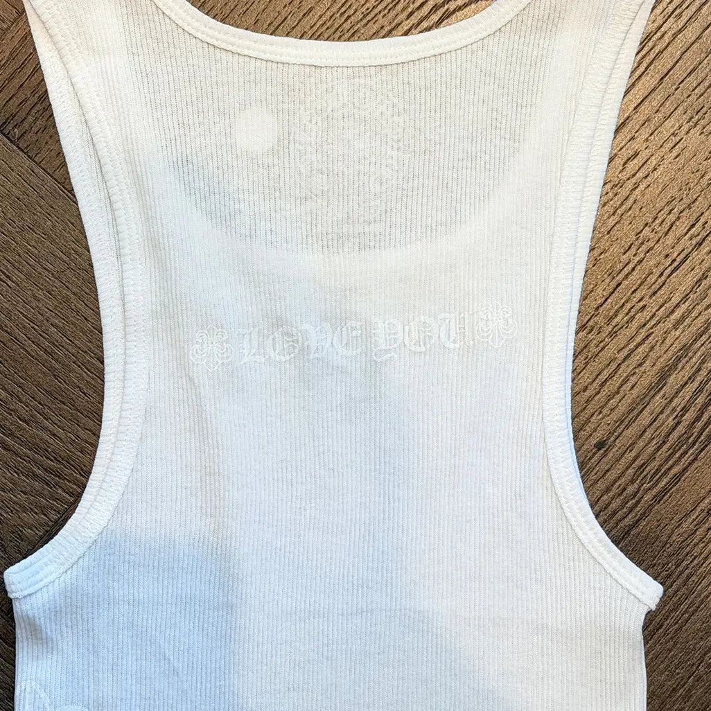 Chrome Hearts White “Love you” tank