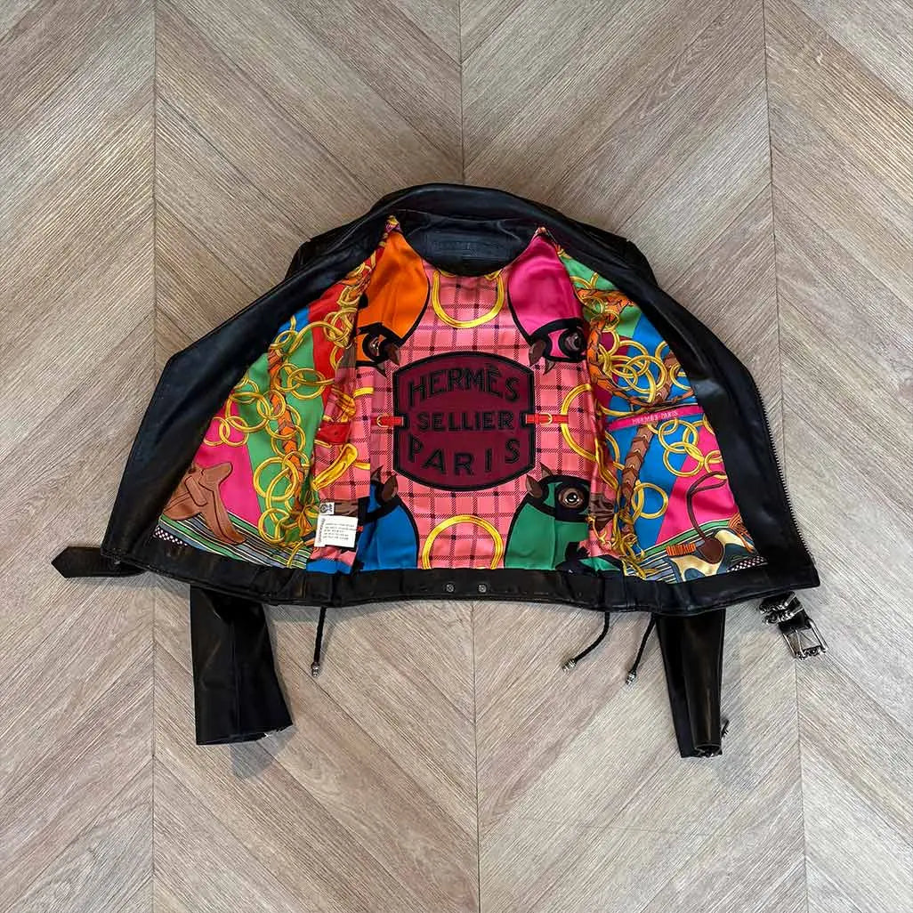Chrome Hearts Hermes Leather Jacket