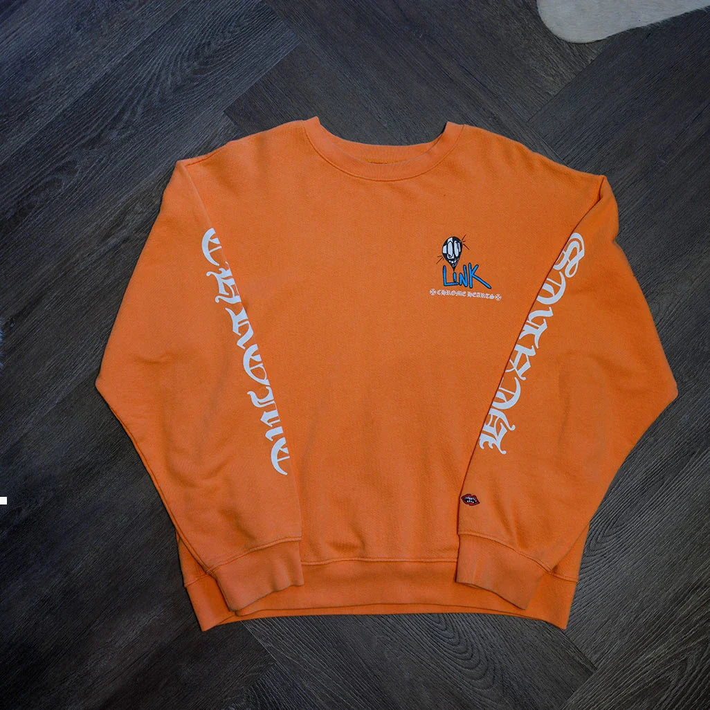 Chrome Hearts Matty Boy Link & Build Sweatshirt Orange