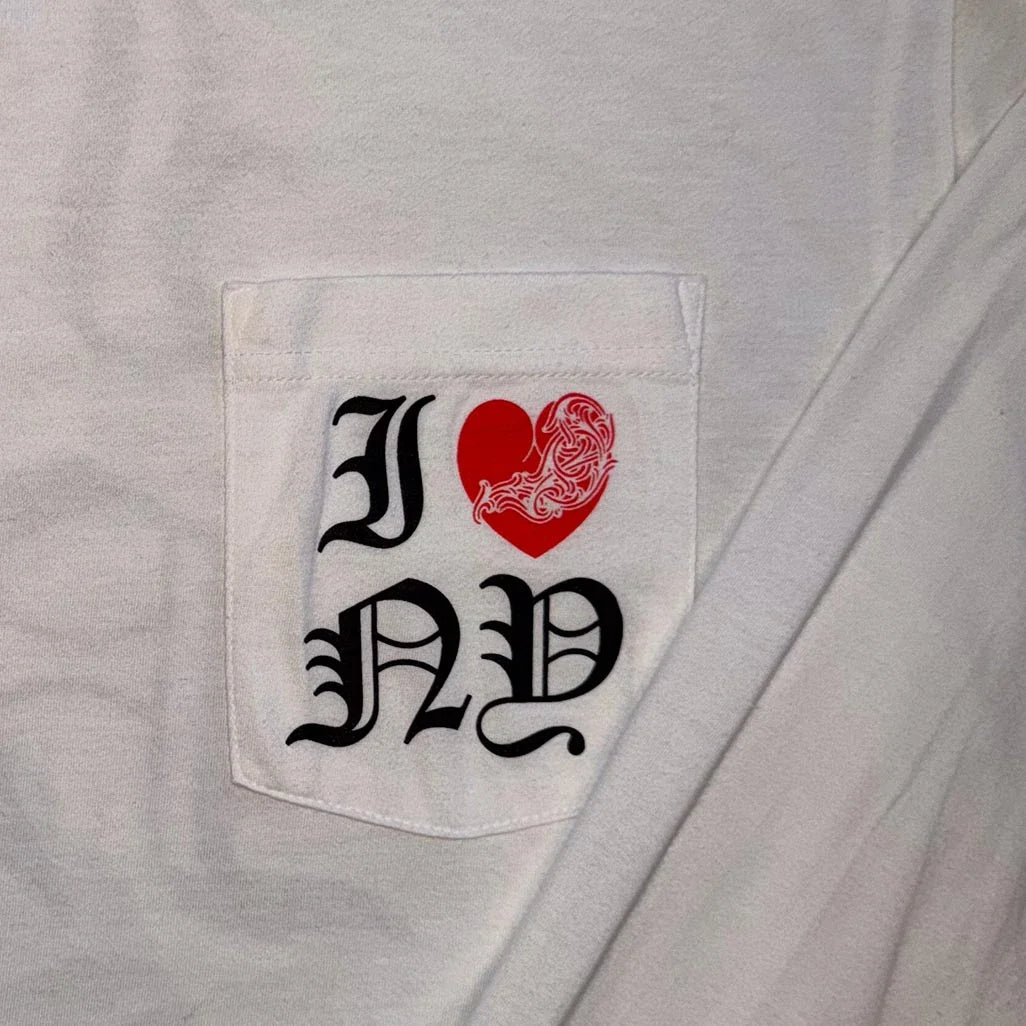 Chrome Hearts 'I Heart New York' White Long Sleeve T-Shirt