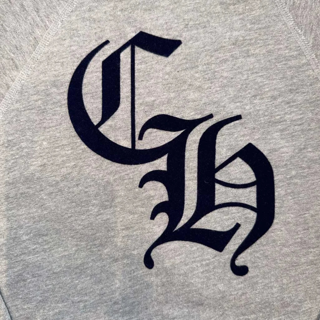 Chrome Hearts Triple Patch Grey Sweatshirt