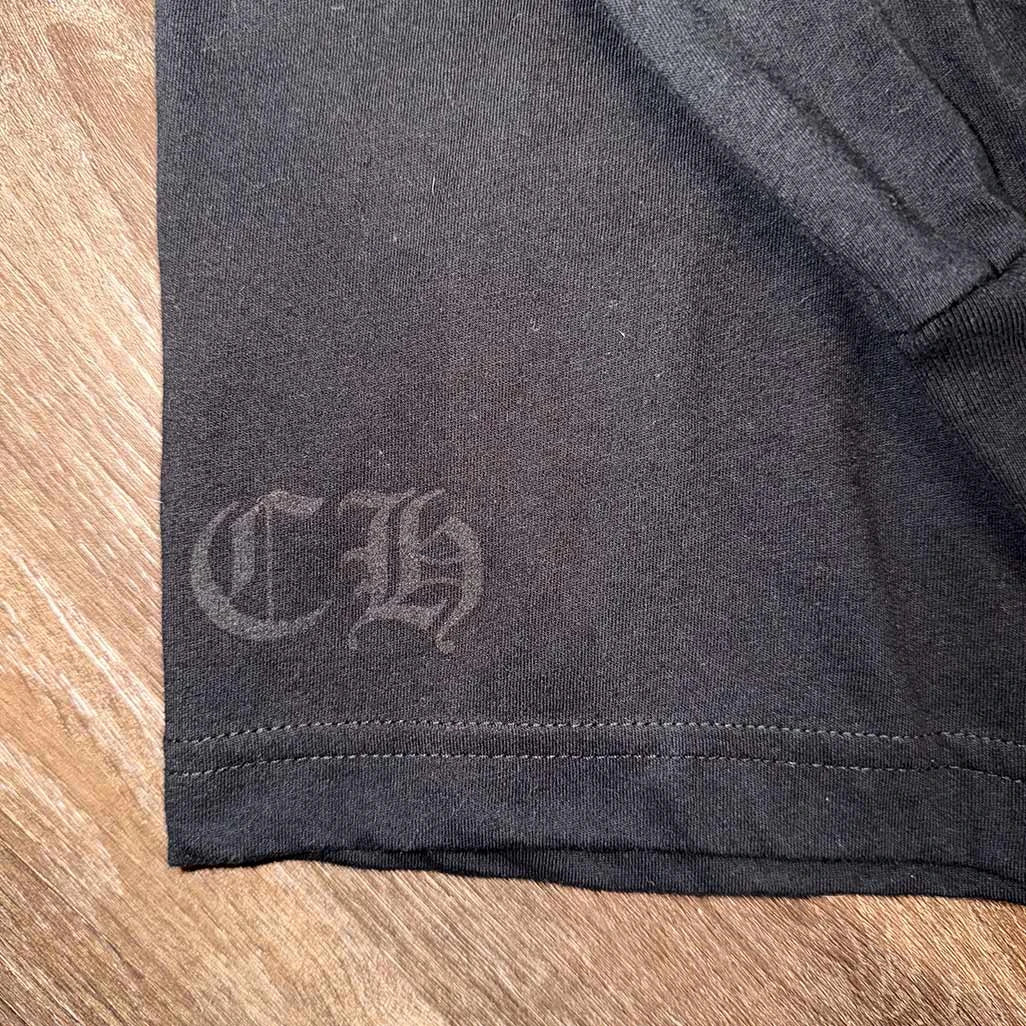 Chrome Hearts Online Exclusive Black Pink Long Sleeve T-Shirt