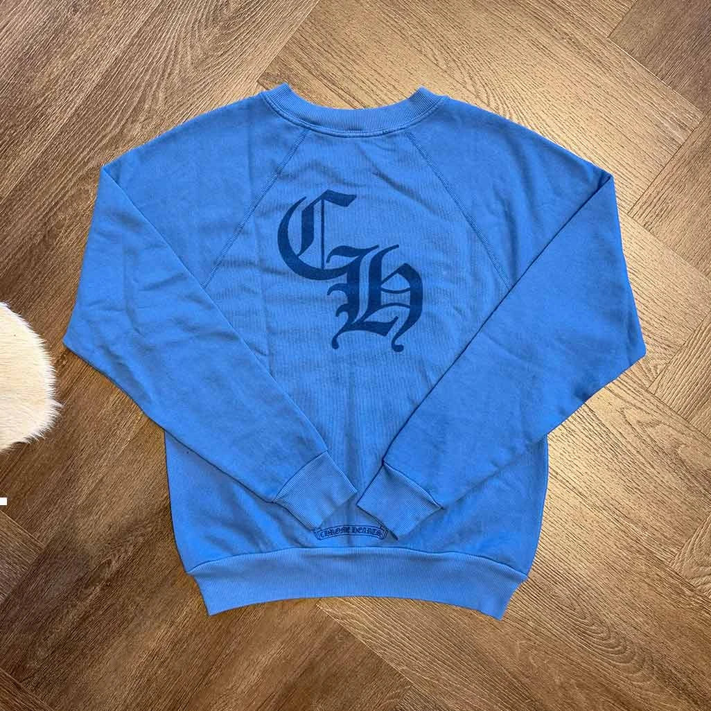 Chrome Hearts Triple Patch Blue Sweatshirt